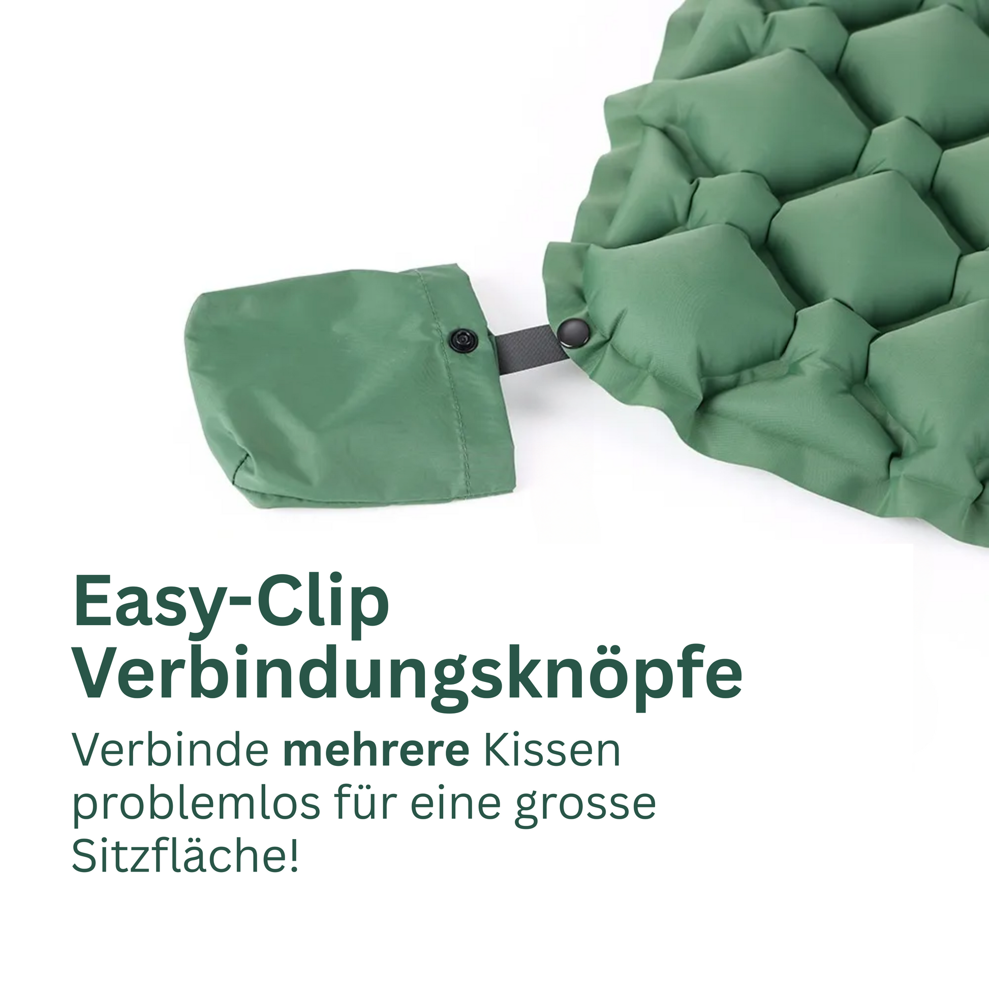 Aufblasbares Outdoor Sitzkissen für Unterwegs - Ortholife