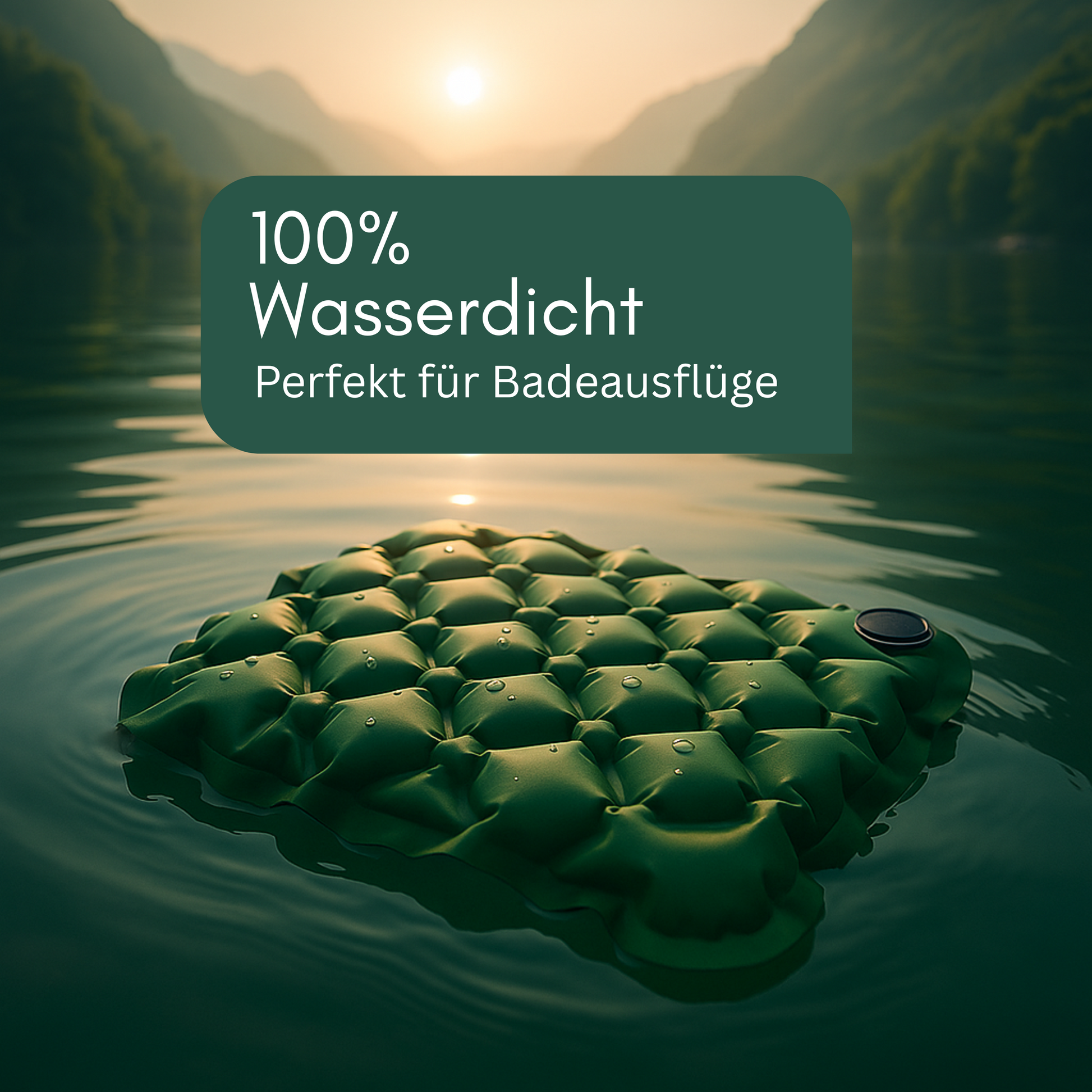 Aufblasbares Outdoor Sitzkissen für Unterwegs - Ortholife