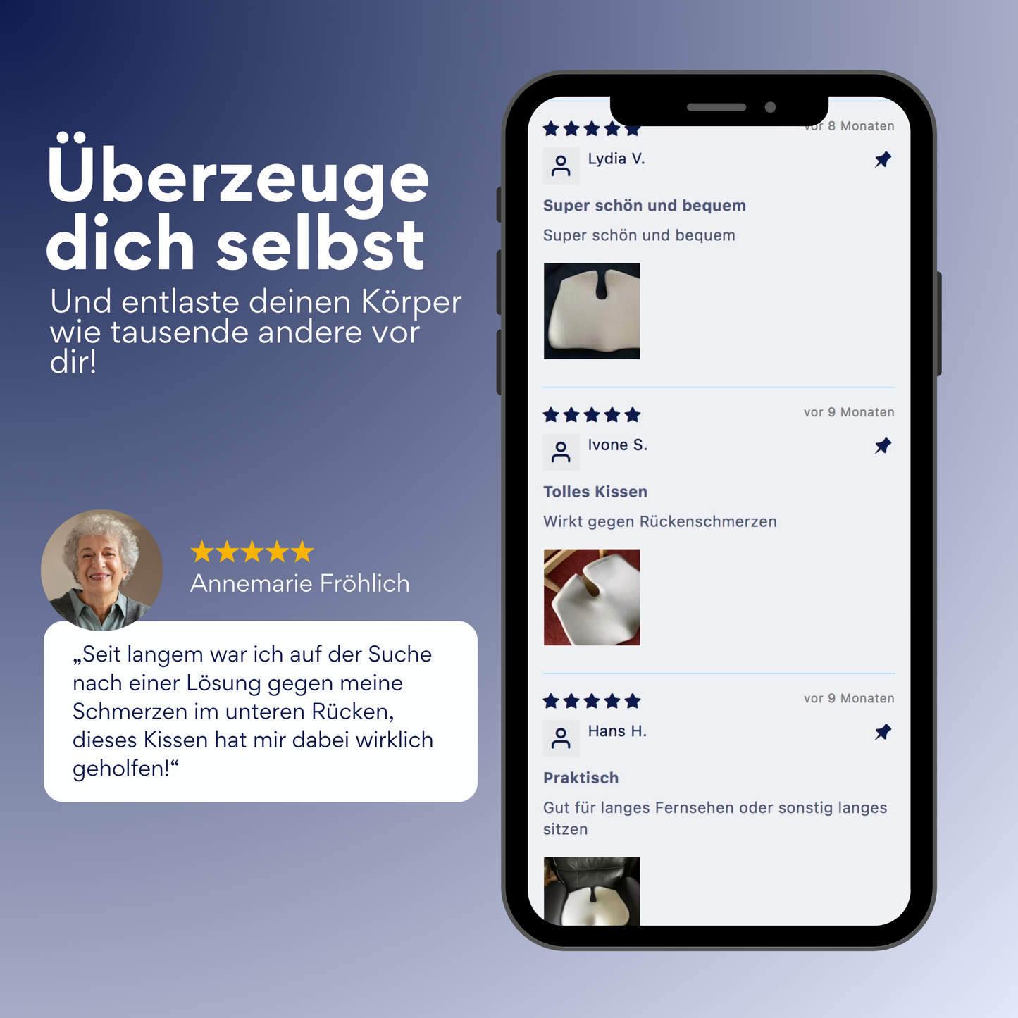 Orthopädisches Sitzkissen ActiveCore™