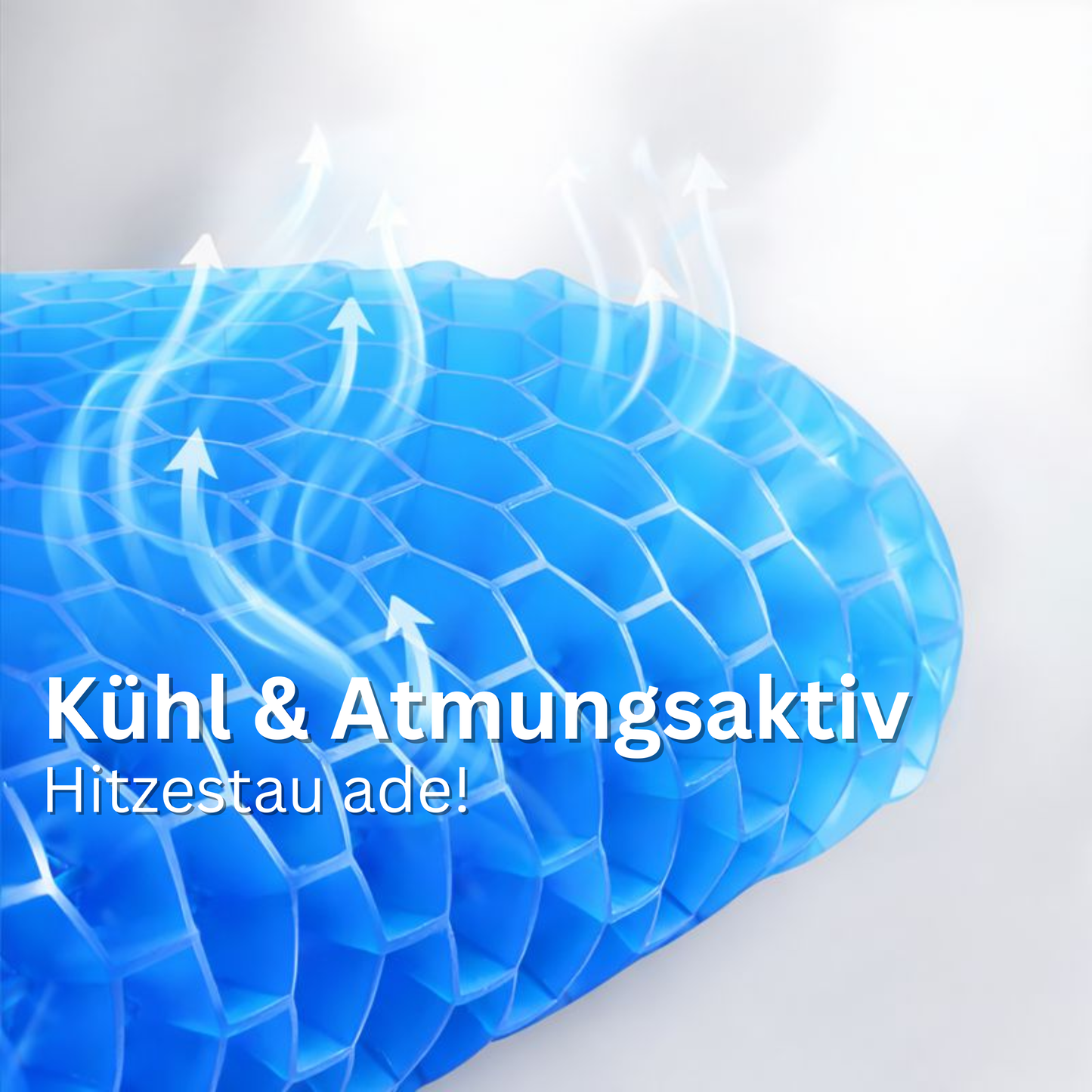Gelsitzkissen ist kühl & atmungsaktiv