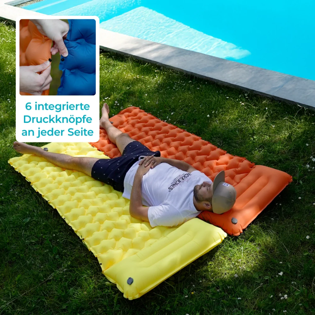 isomatte handpumpe Outdoor Isomatte ultraleicht für Unterwegs – Ortholife